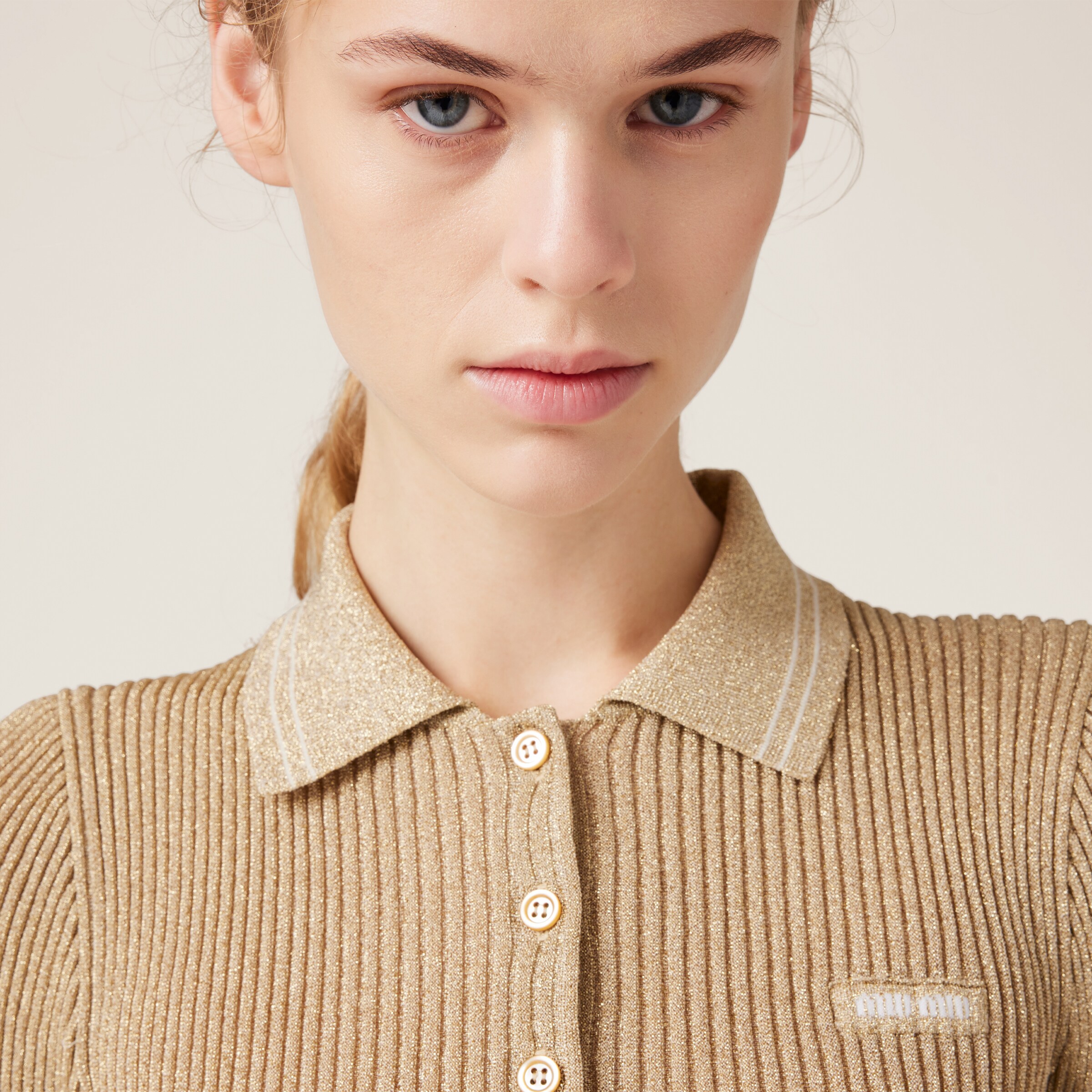 MIU MIU Polo dress ミュウミュウ ポロドレス Miu Miu Cotton Polo Dress in Blue | Lyst
