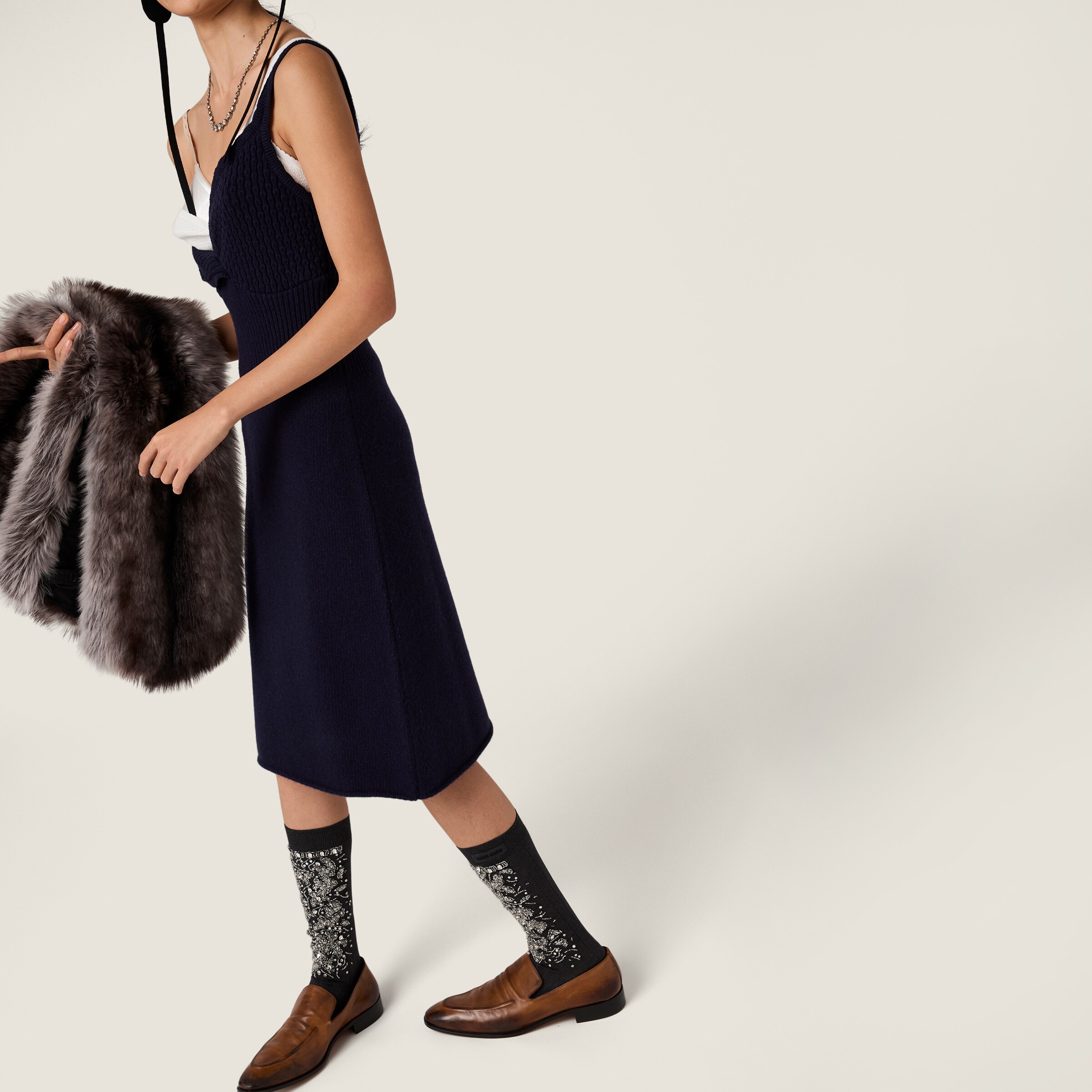 MIUMIU 26S KNIT TANK TOP 1003 main image 1