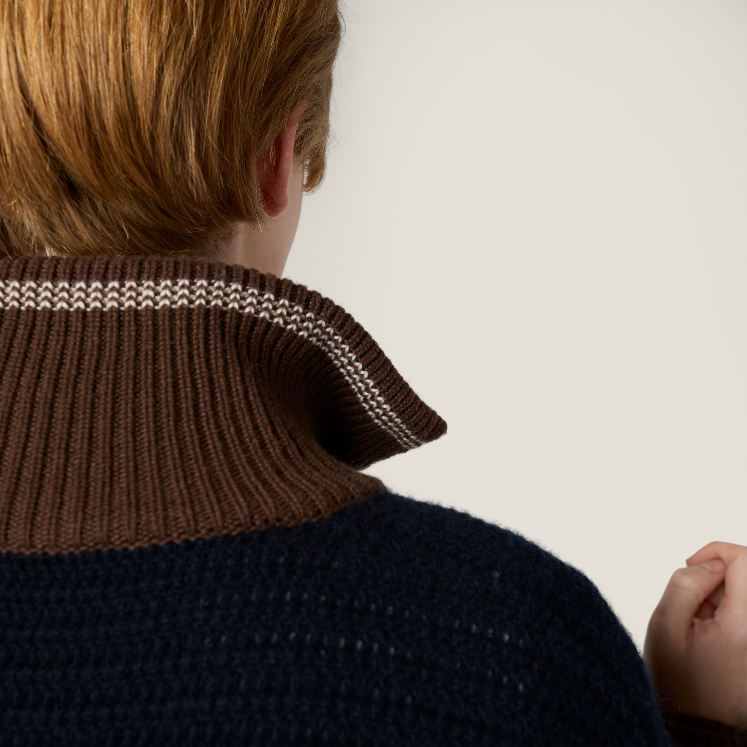 Cashmere zipper cardigan - thumbnail 5