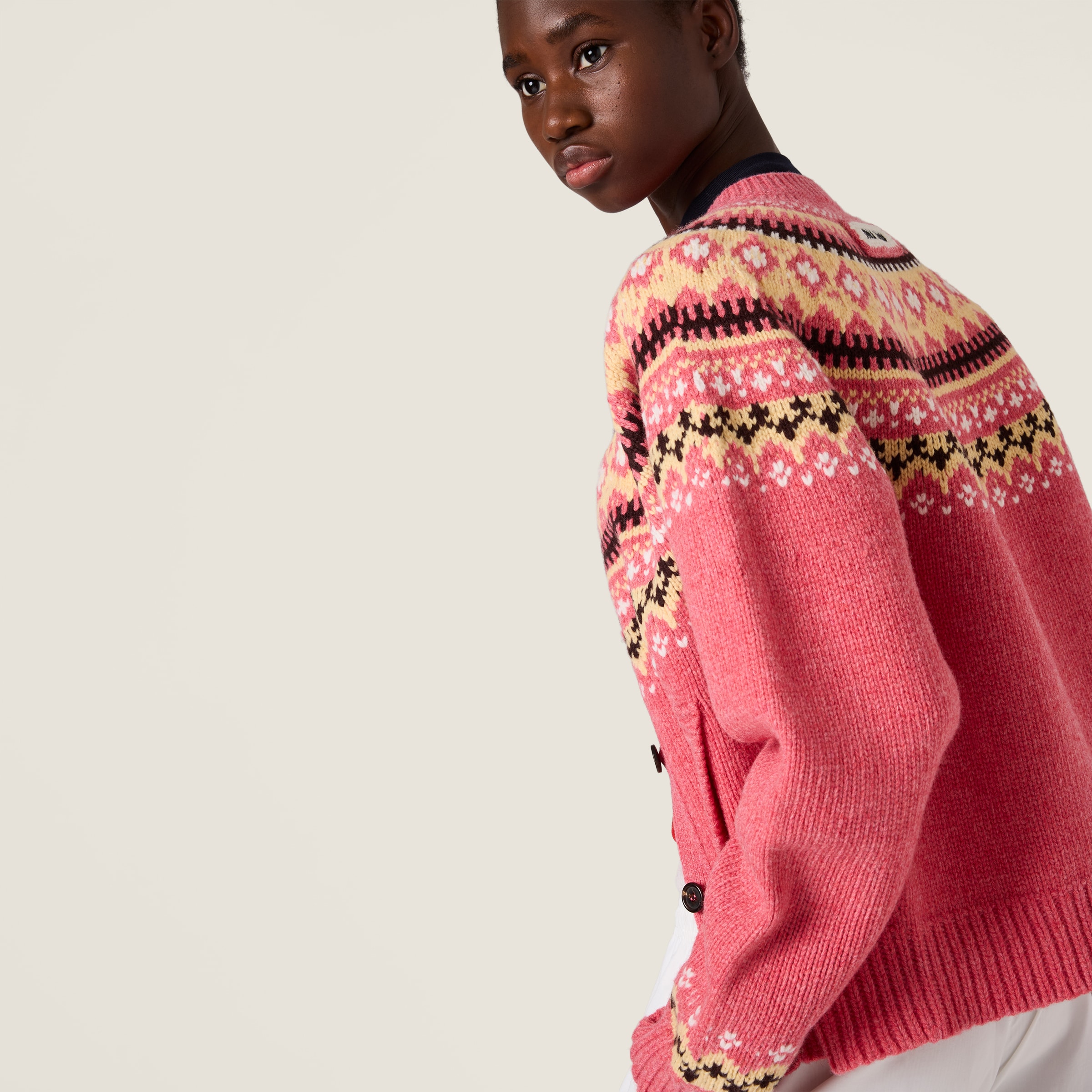 miumiu花柄カーディガン Miu Miu // Mohair Floral Cardigan – VSP Consignment