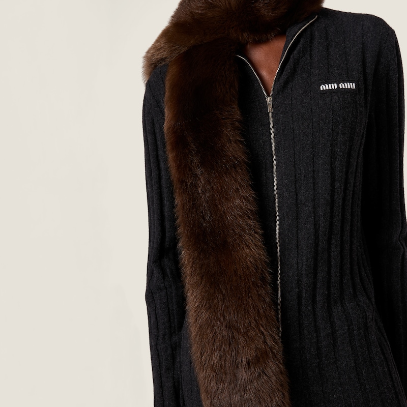 Cárdigan de lana y cachemir