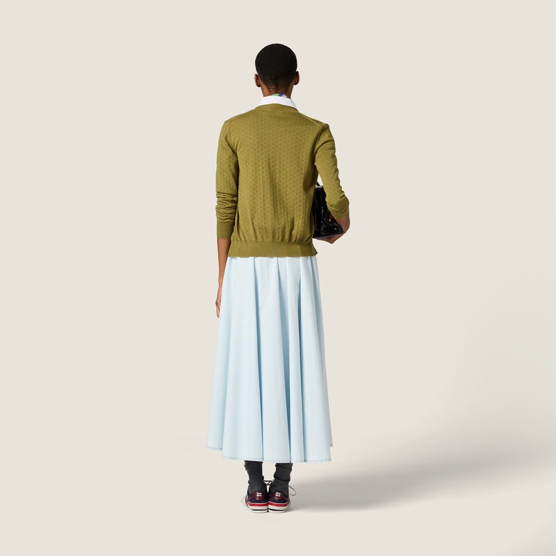 كارديغان من الكشمير والحرير