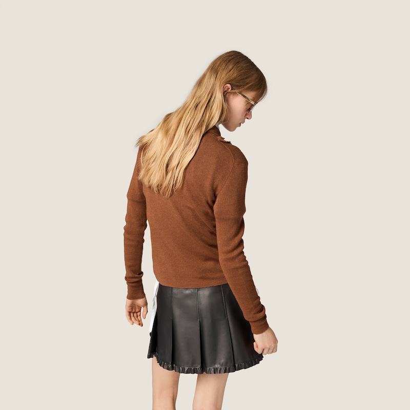 Cashmere and silk cardigan