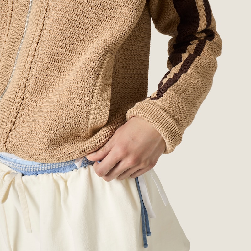 Cotton crochet cardigan