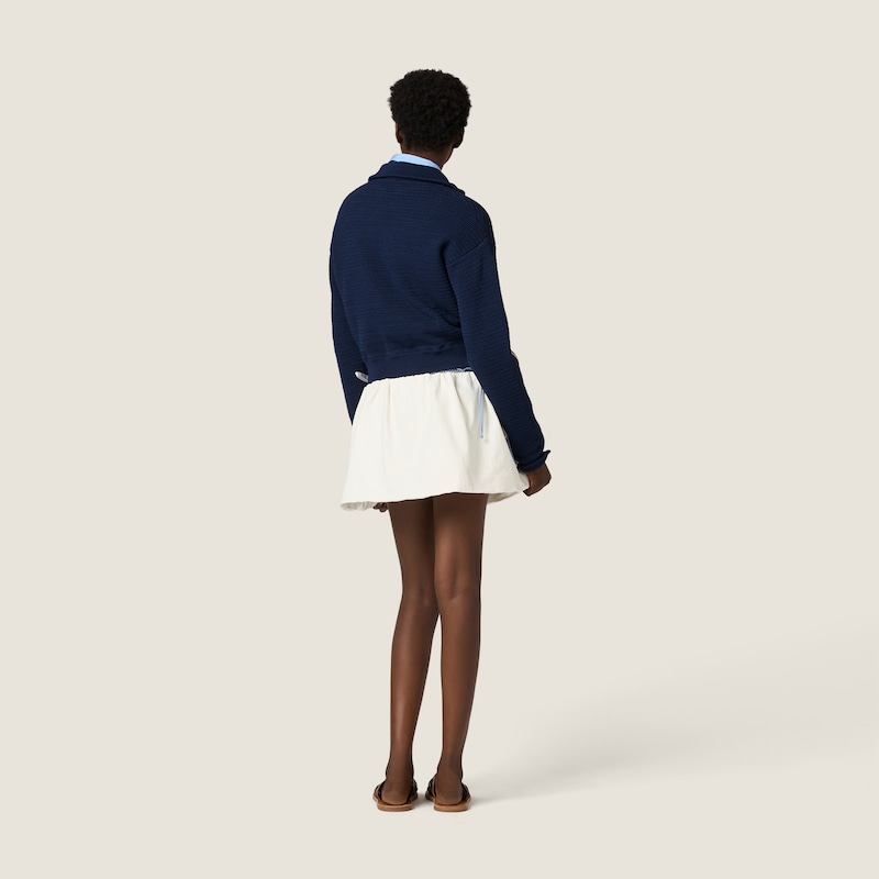 Cardigan en coton crochet