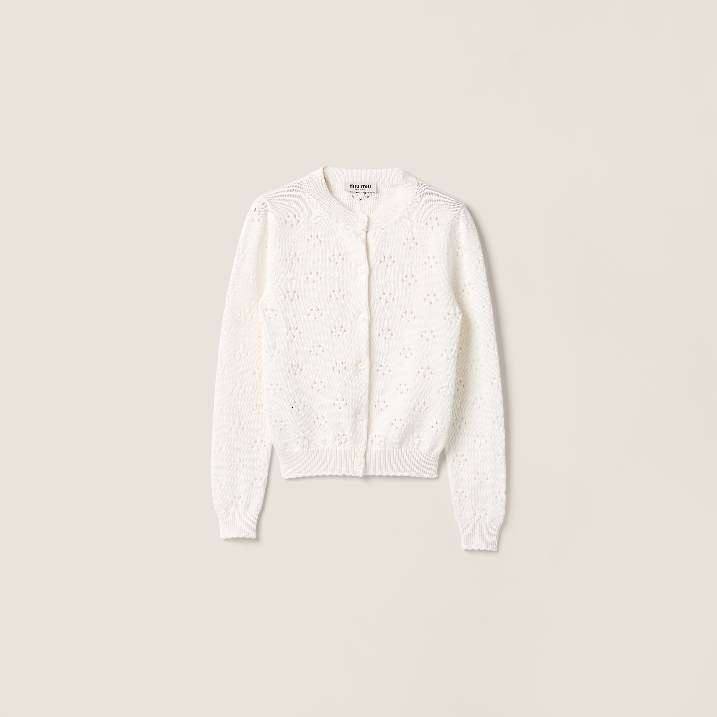 Cotton cardigan from Miu Miu - $1,920