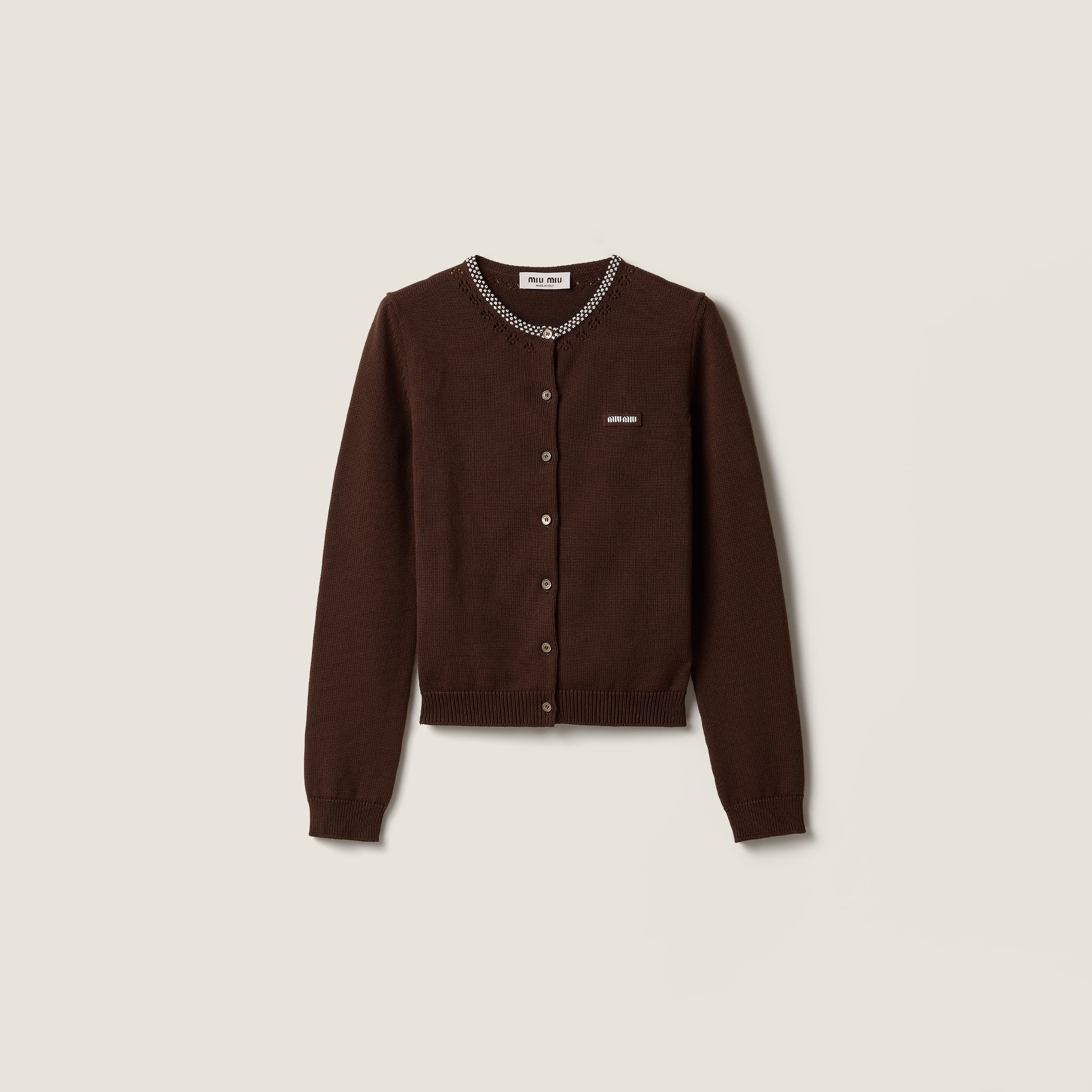 Cotton cardigan from Miu Miu - $1,690