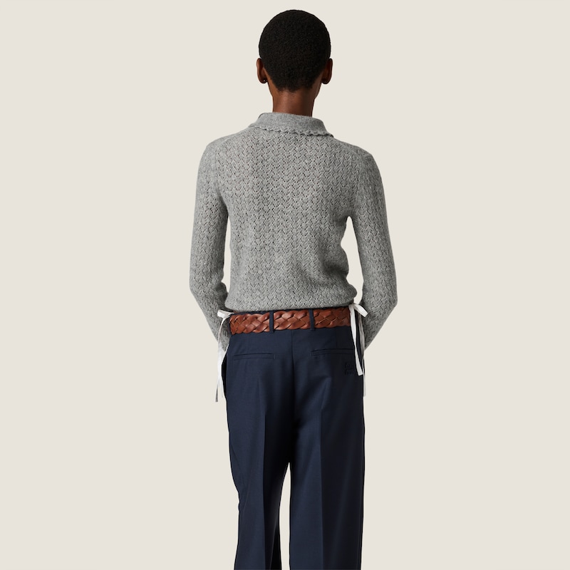 Cashmere and silk cardigan