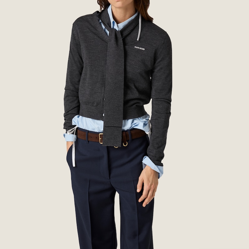 Wool cardigan