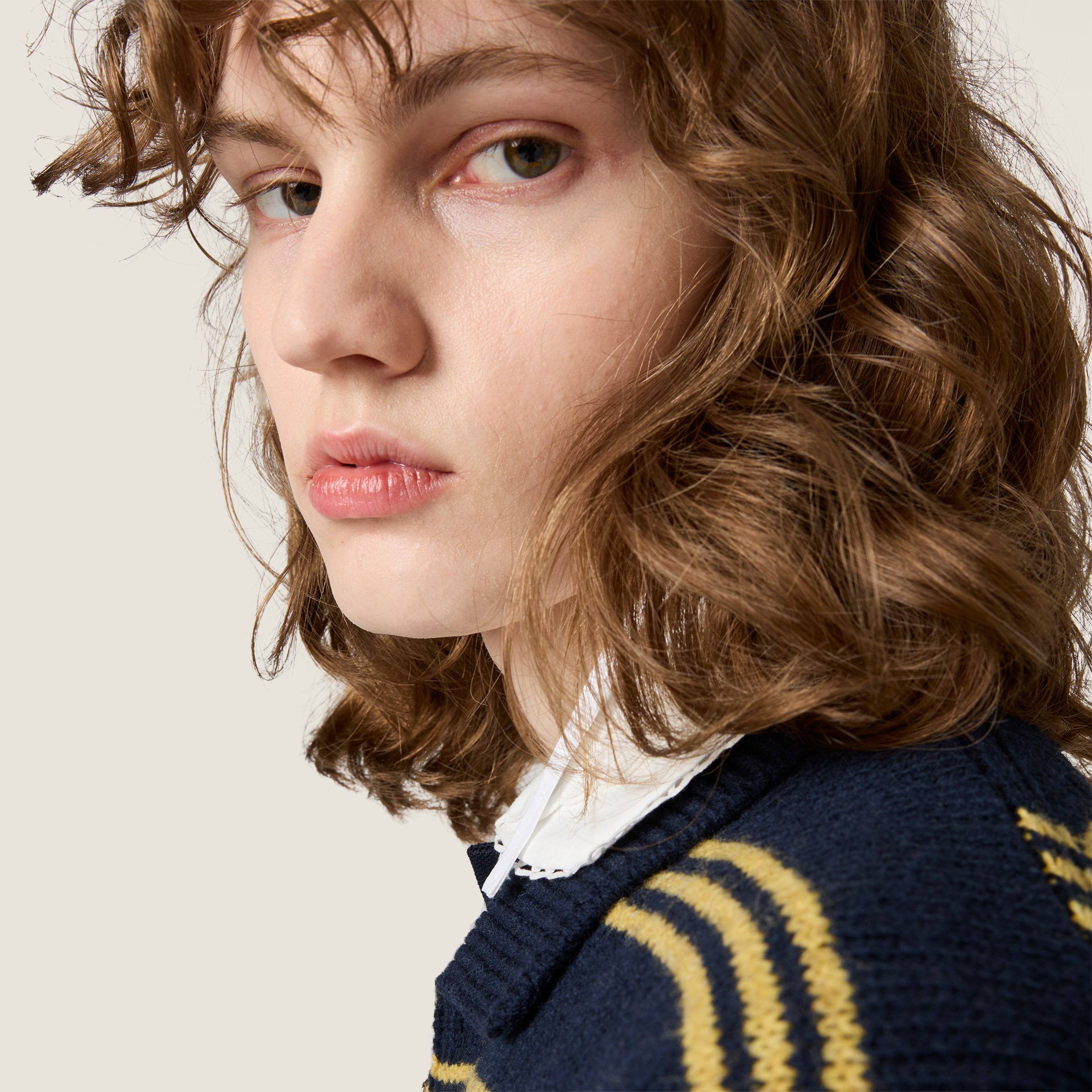 Wool and cashmere cardigan - thumbnail 4