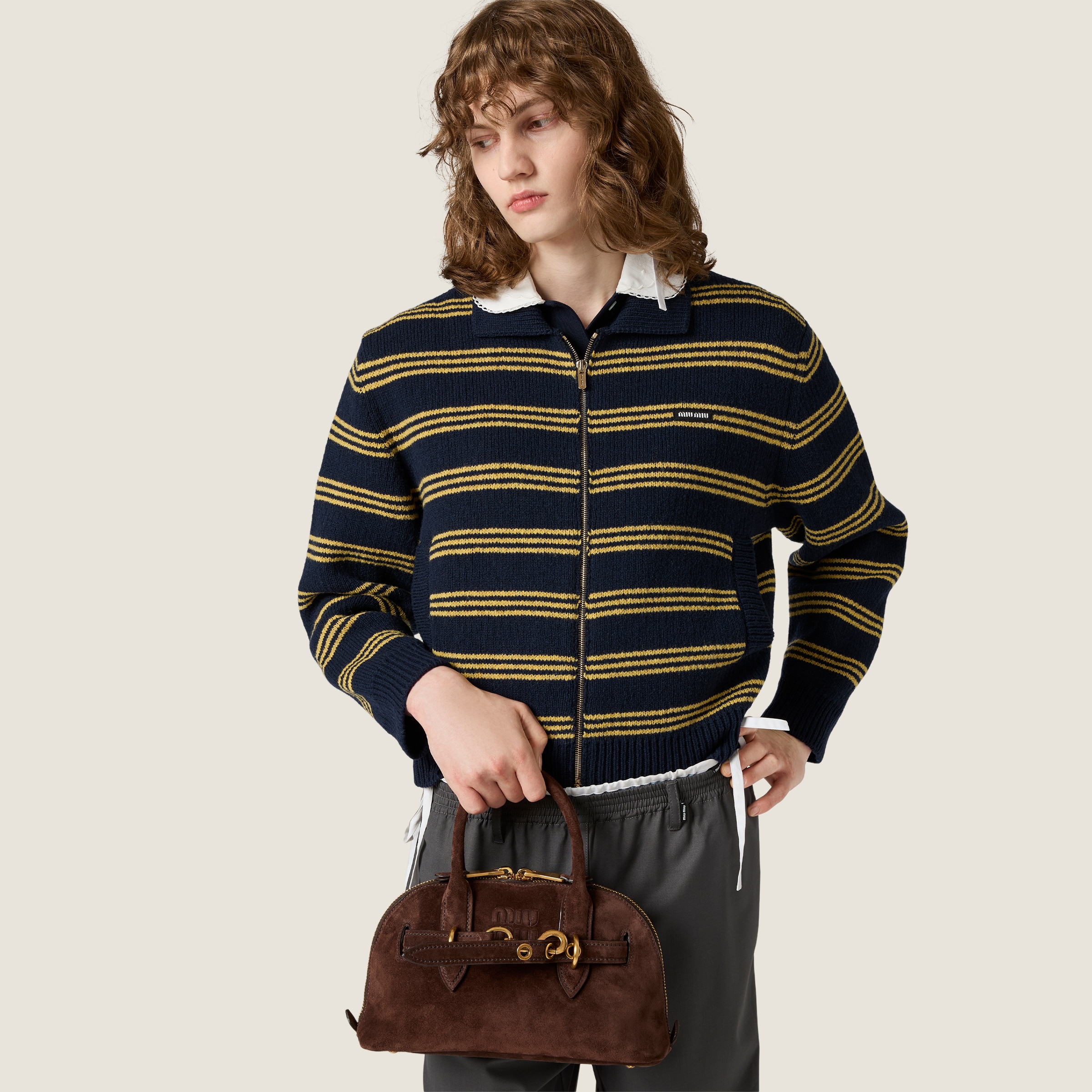 Wool and cashmere cardigan - thumbnail 5