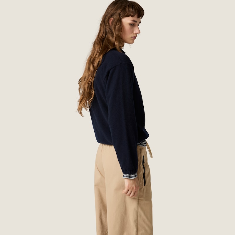 Cashmere zipper sweater