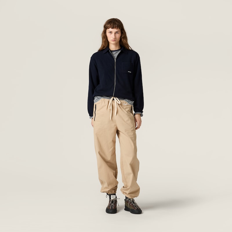 Cashmere zipper sweater