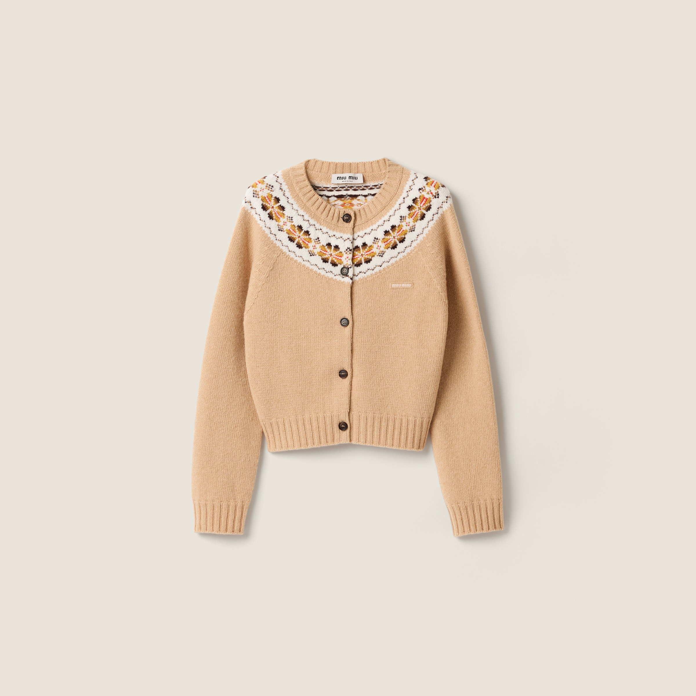 Wool cardigan by Miu Miu