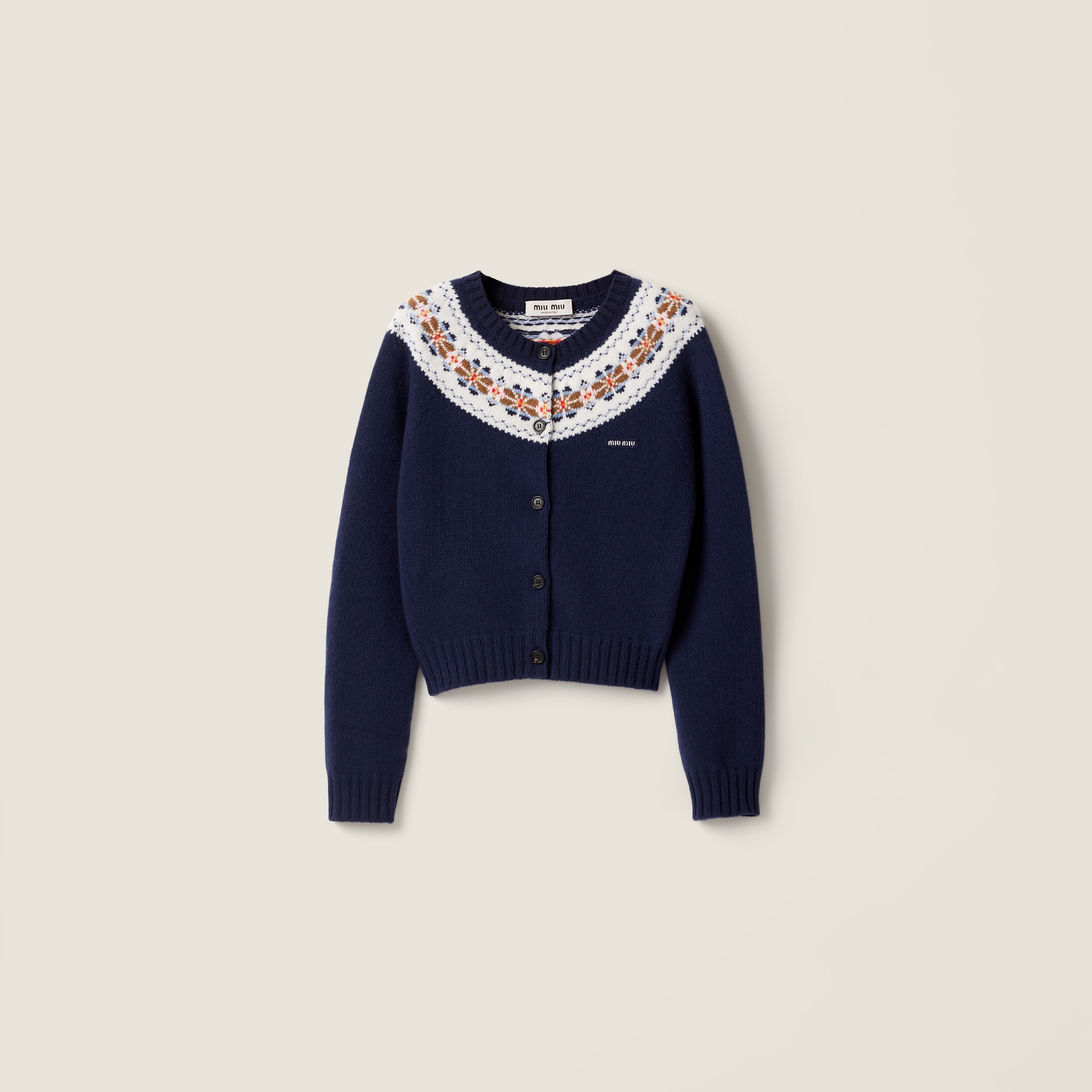 Wool cardigan by Miu Miu