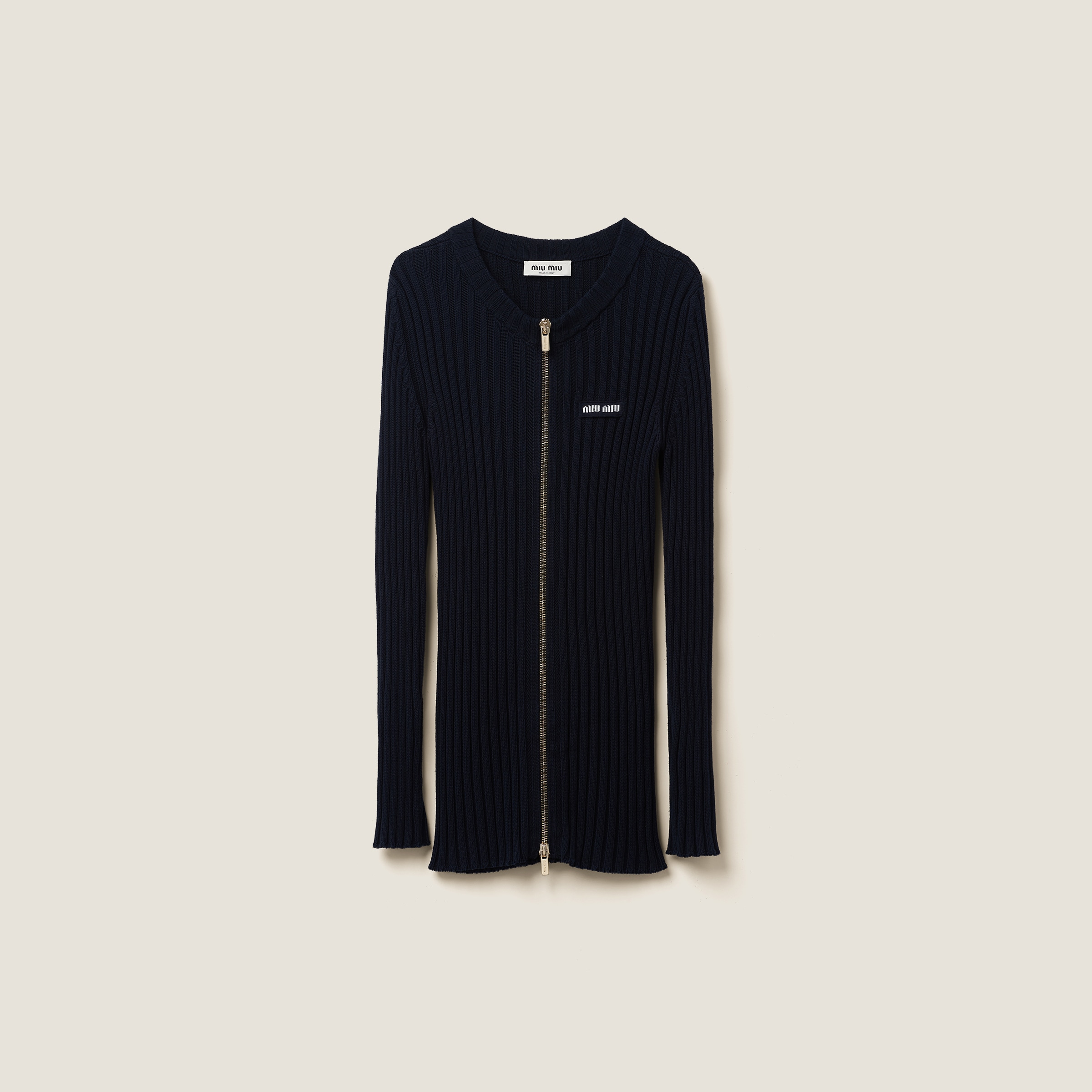 MIU 25S SHORT SLEEVE ROUND NECK CARDIGAN 264270
