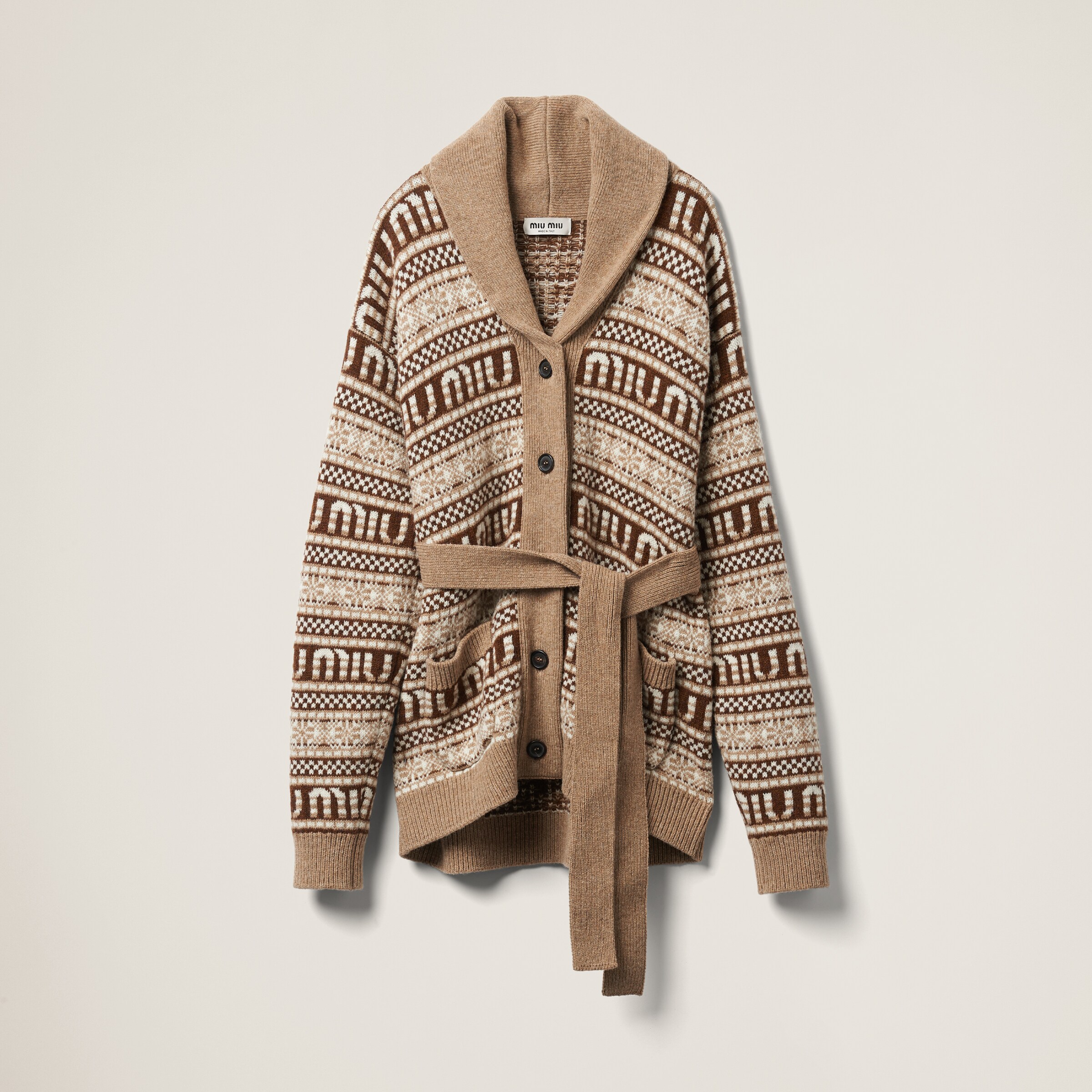 Miu miu wool cardigan top