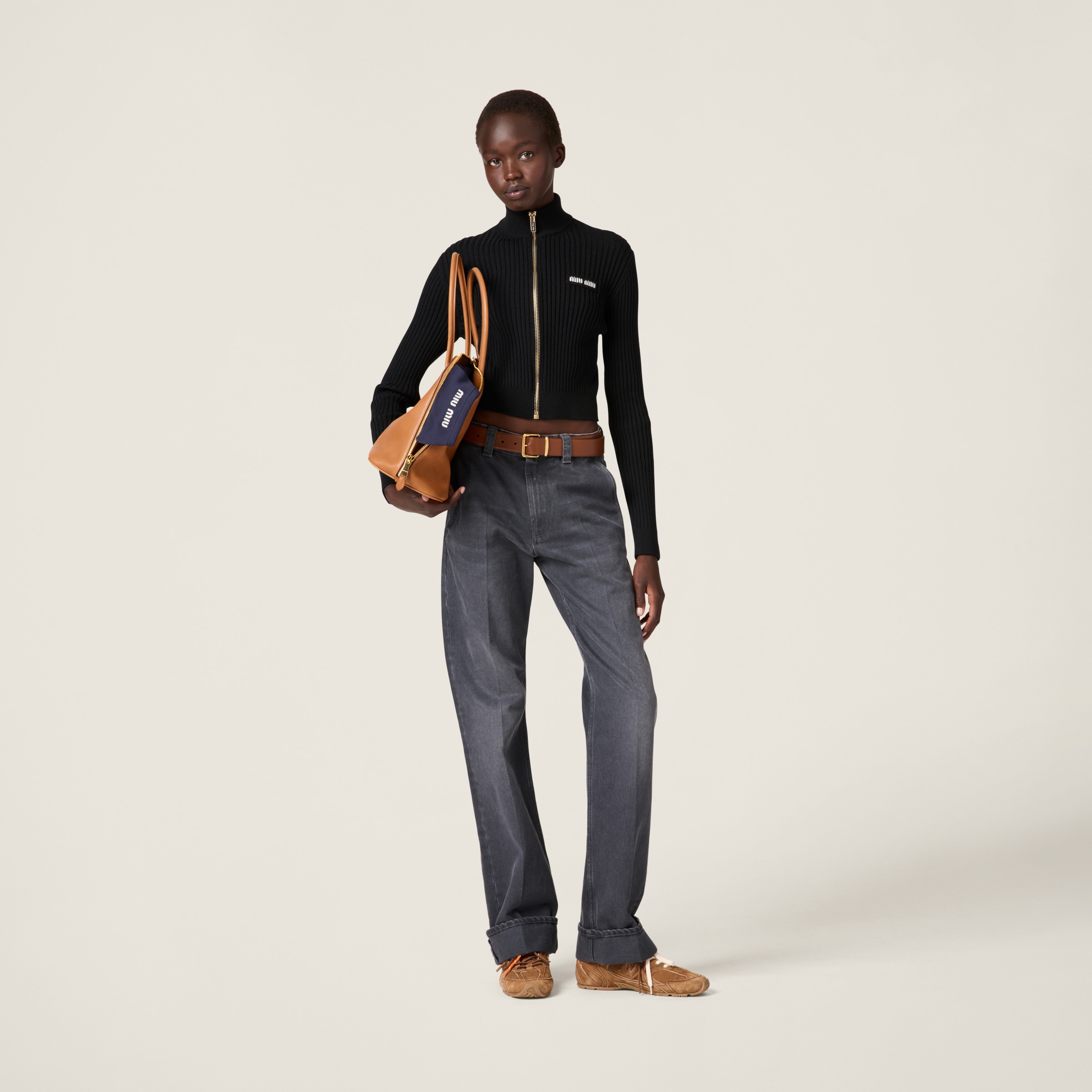 Miu Miu Knitwear In Black