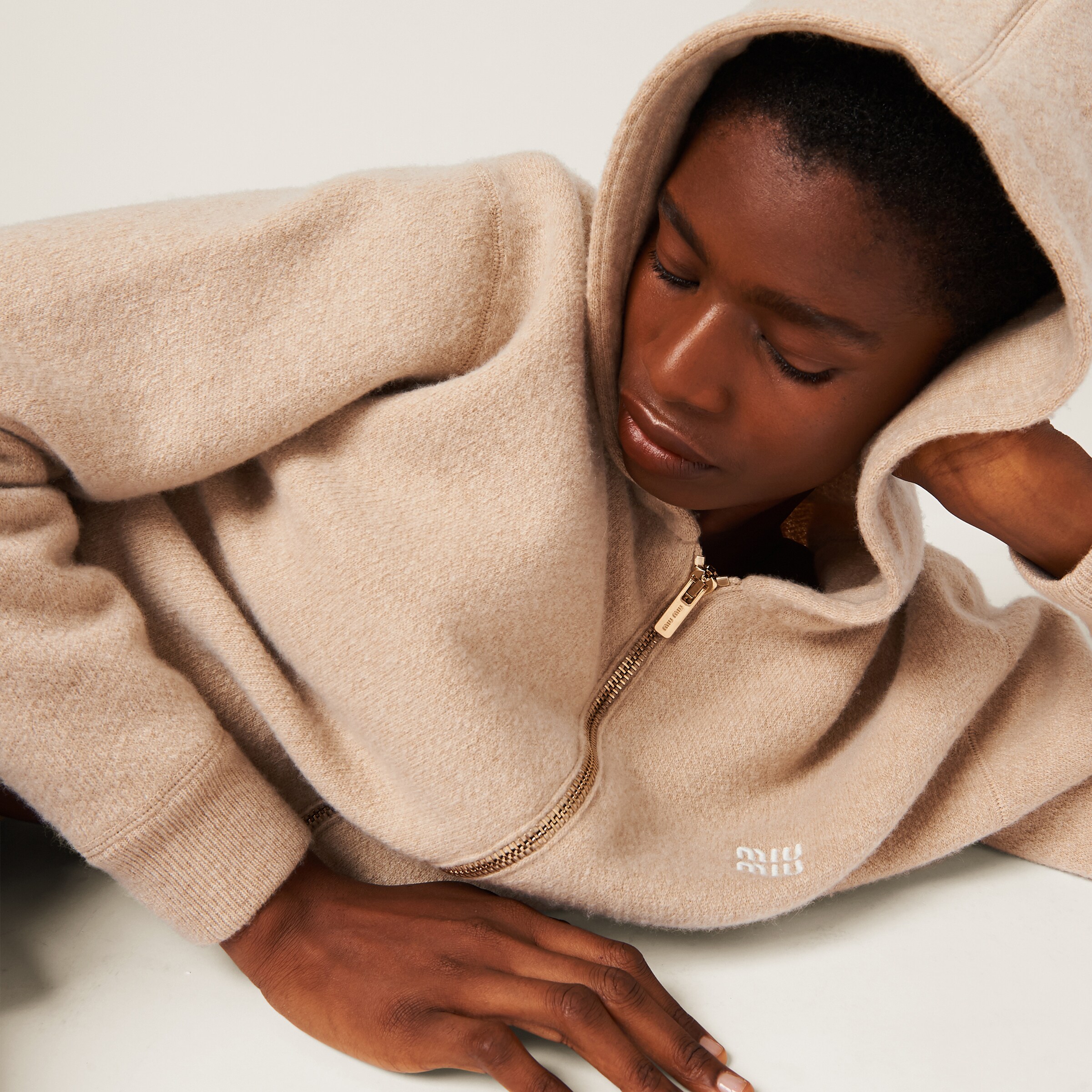 Miu Miu - Woman - Beige - Jacket