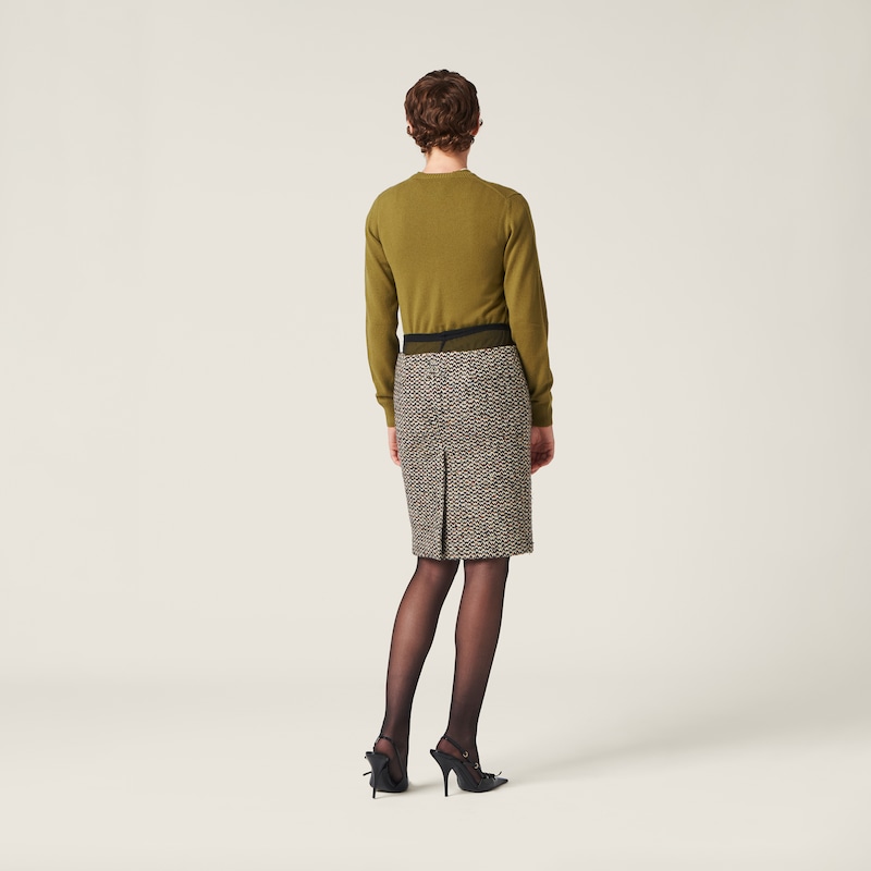 Cashmere knit cardigan