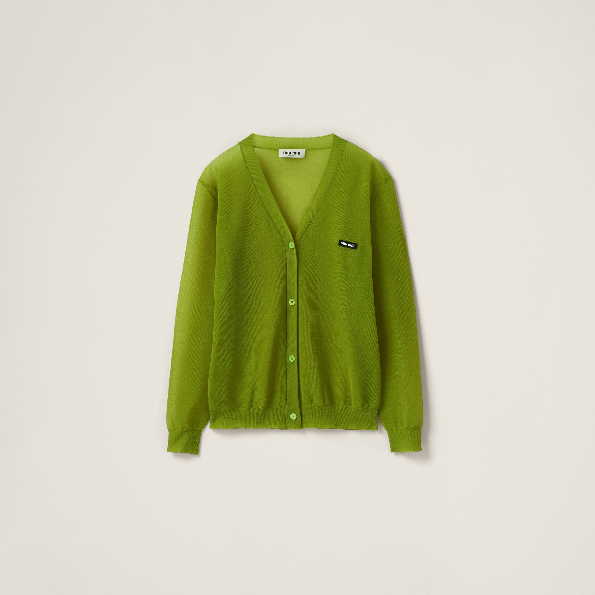 Nylon cardigan
