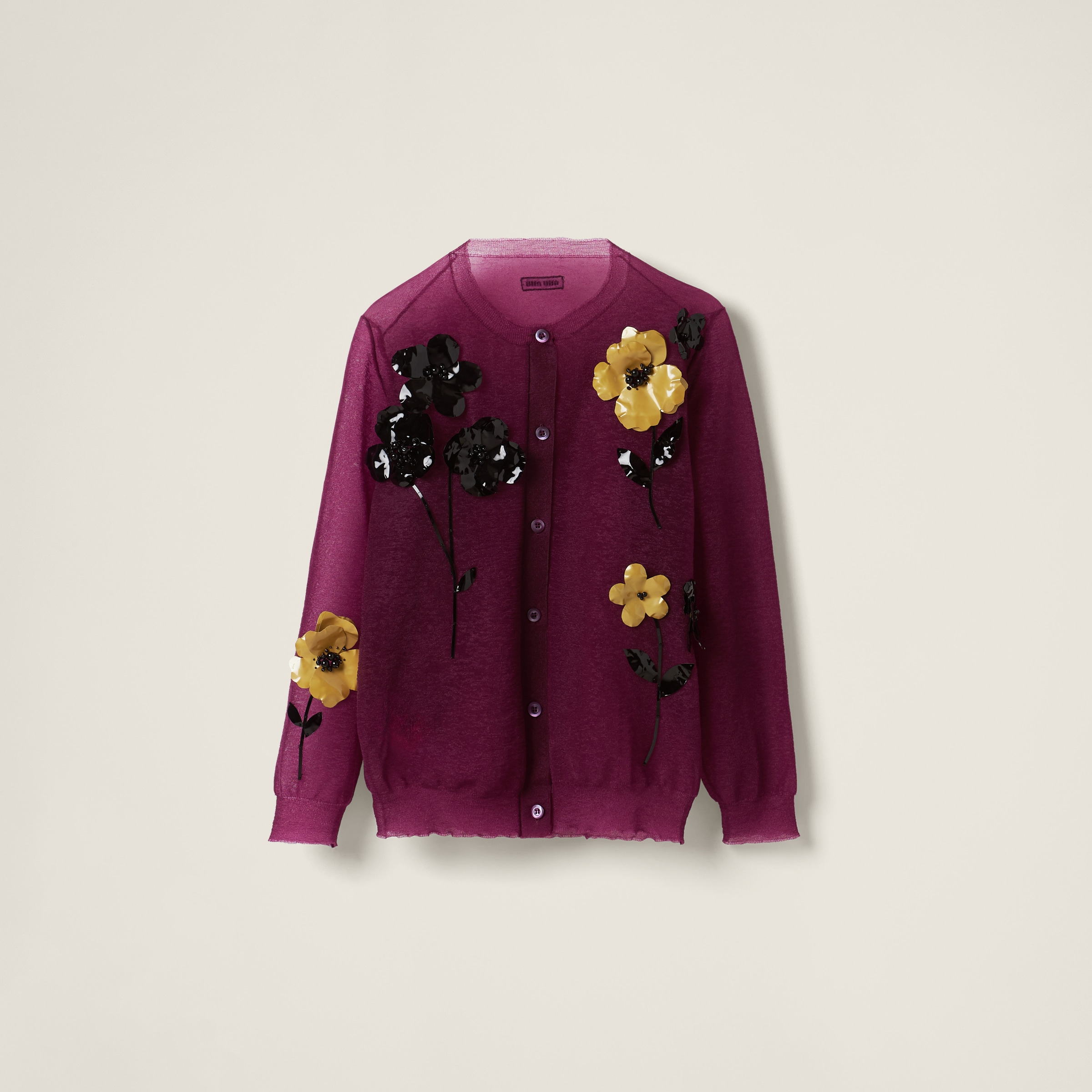 Nylon cardigan