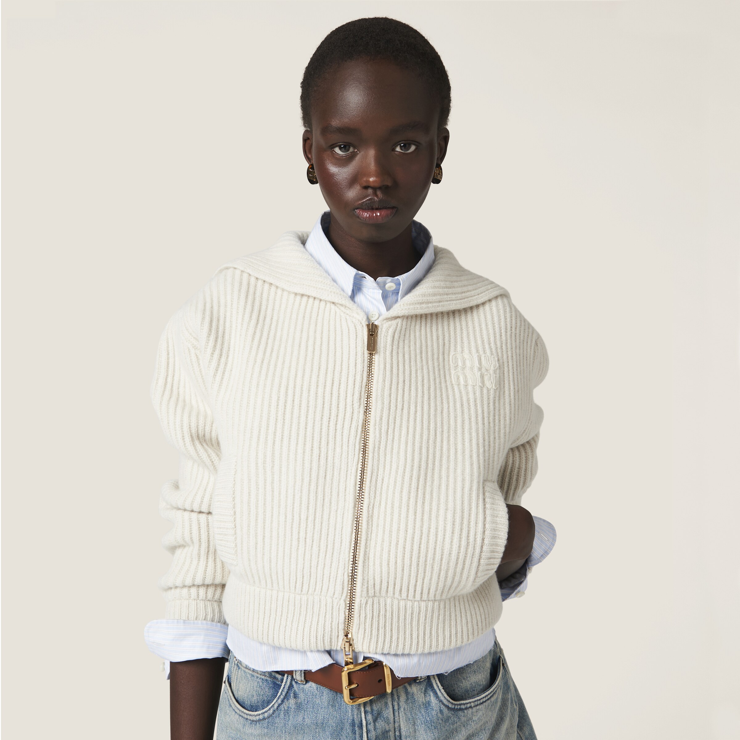 Charlott Cardigan Chalk White