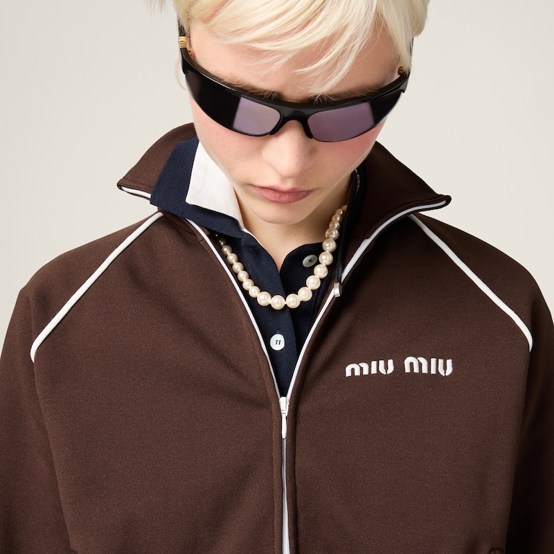 Technical yarn sweatshirt