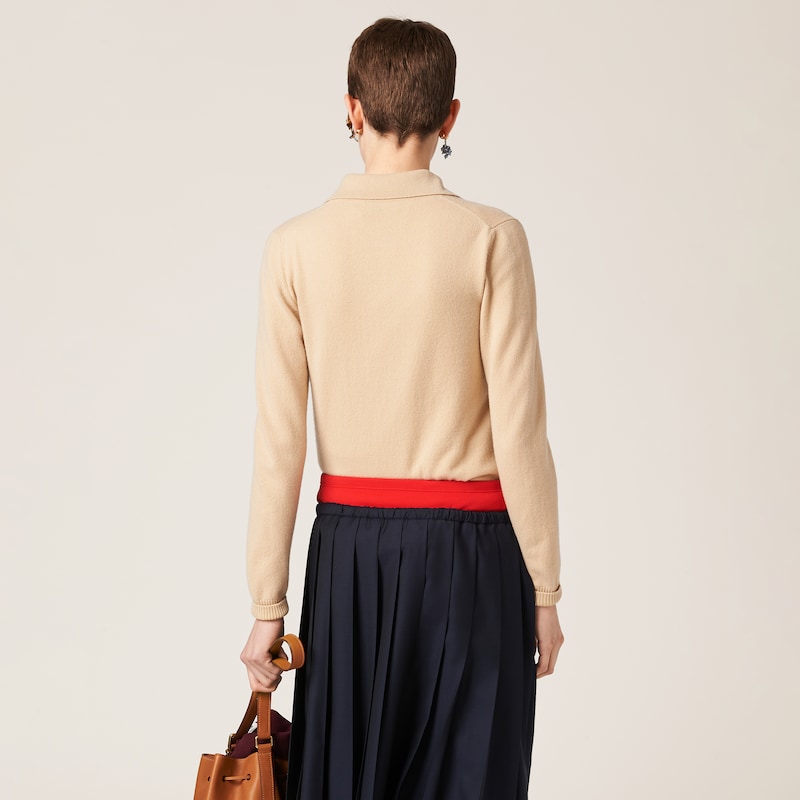 Cashmere knit cardigan