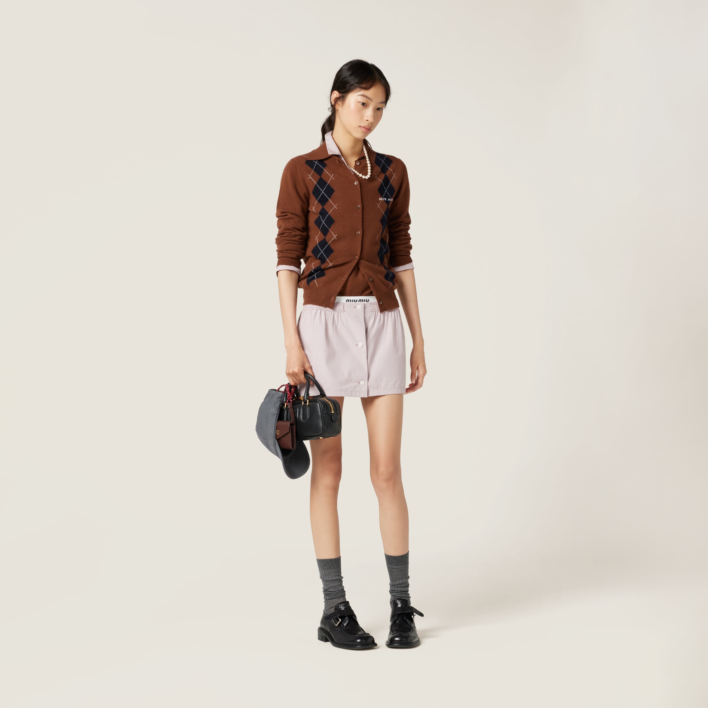 Cashmere knit cardigan - thumbnail 6