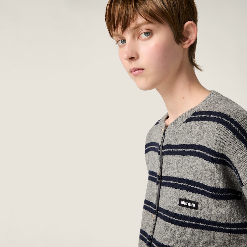 Shetland knit cardigan