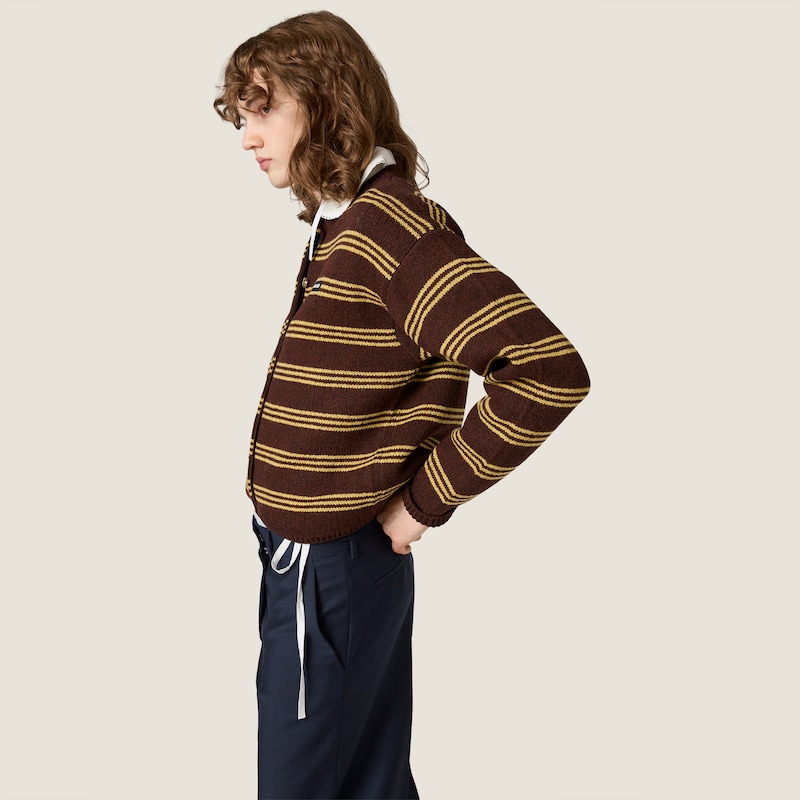 Wool and cashmere cardigan