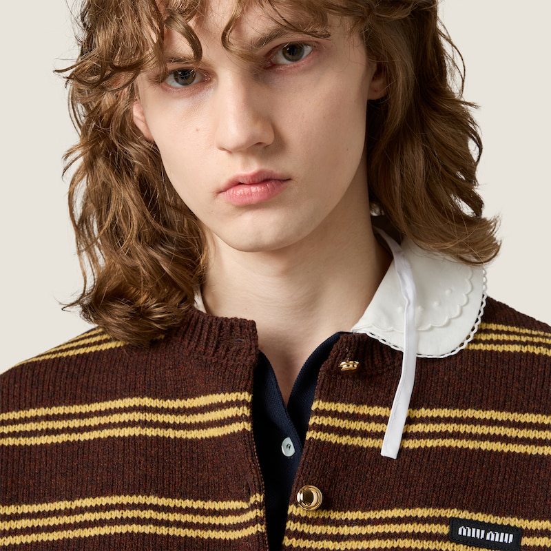 Wool and cashmere cardigan