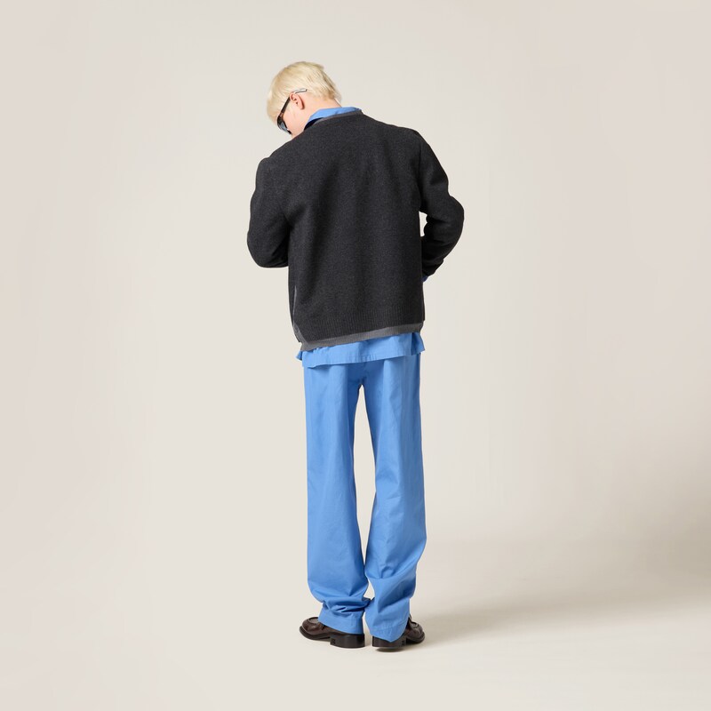 Silk cashmere cardigan sweater