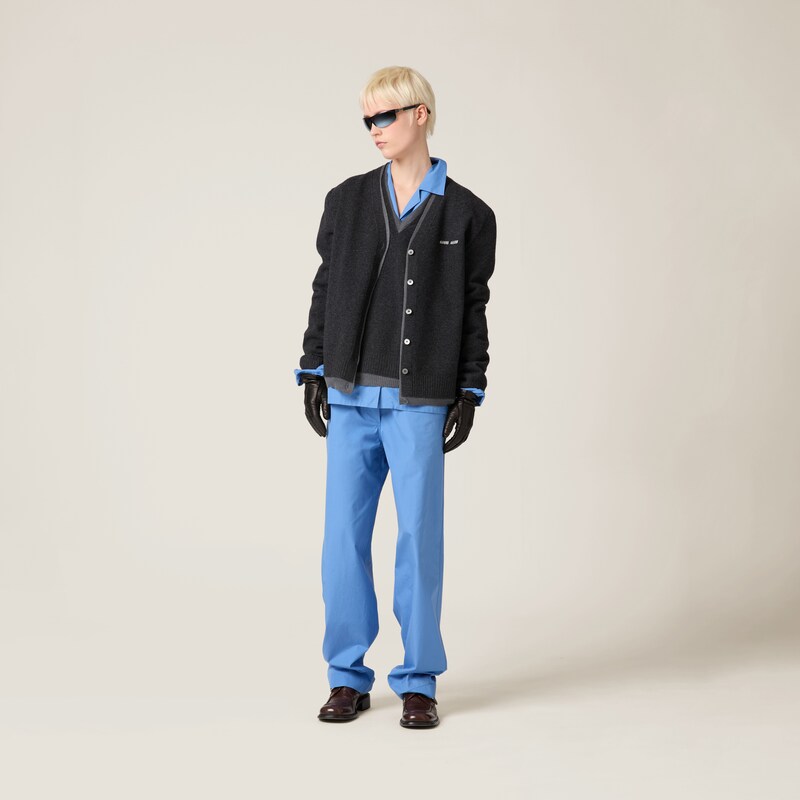 Silk cashmere cardigan sweater