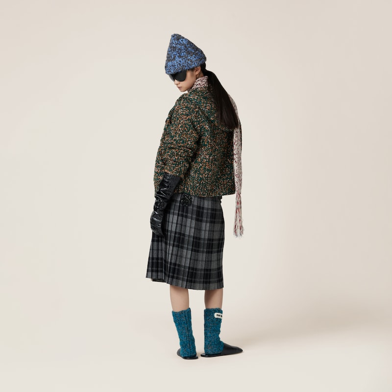 羊毛及羊絨開襟毛衣