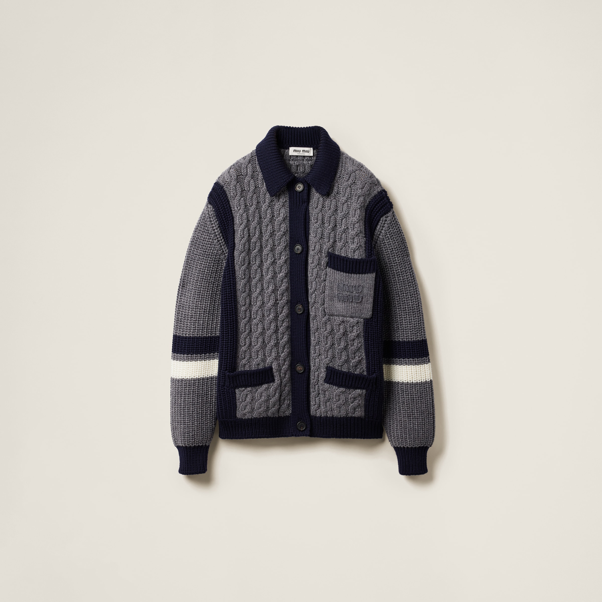 Miu miu wool cardigan top