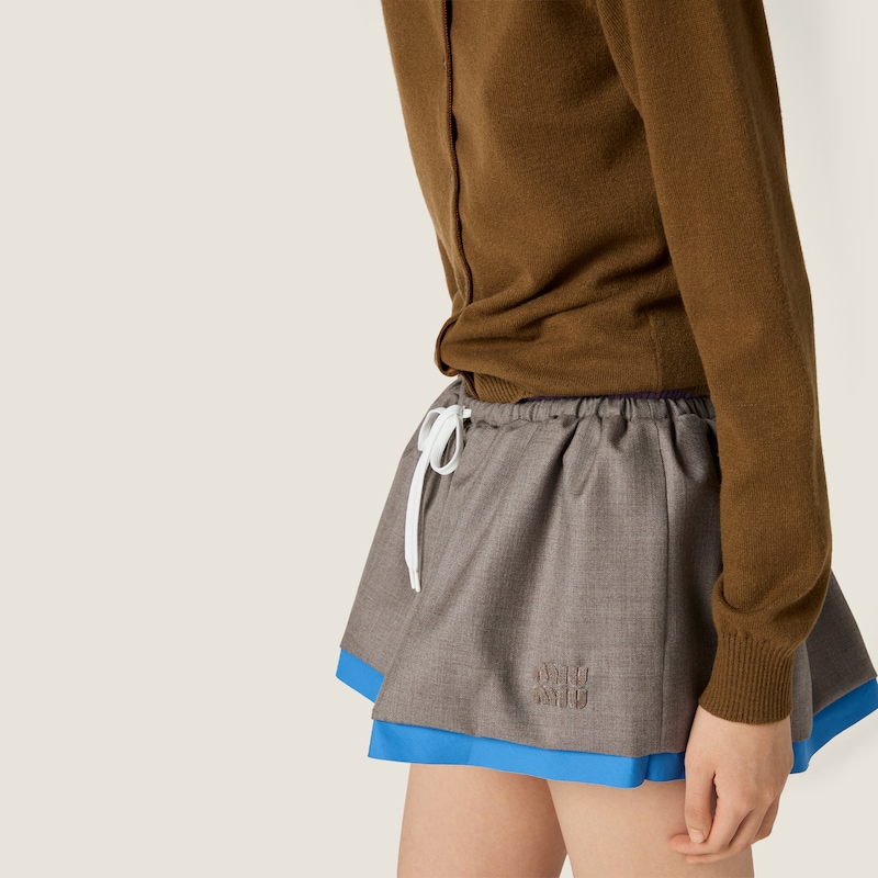 Cashmere cardigan with collar