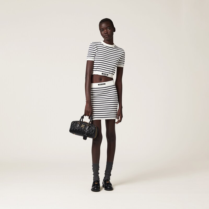 코튼 미니스커트