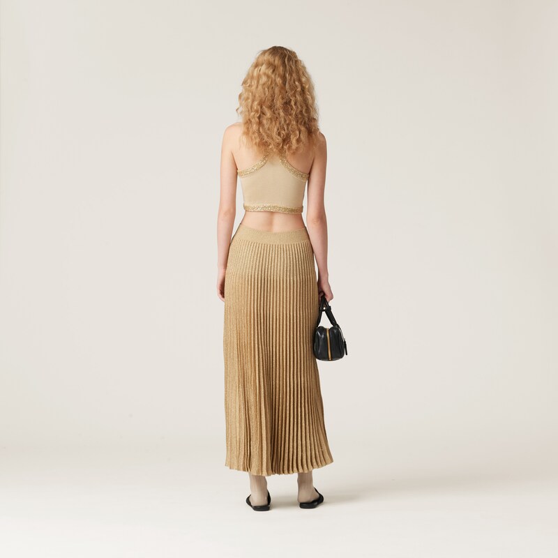 Lamé skirt