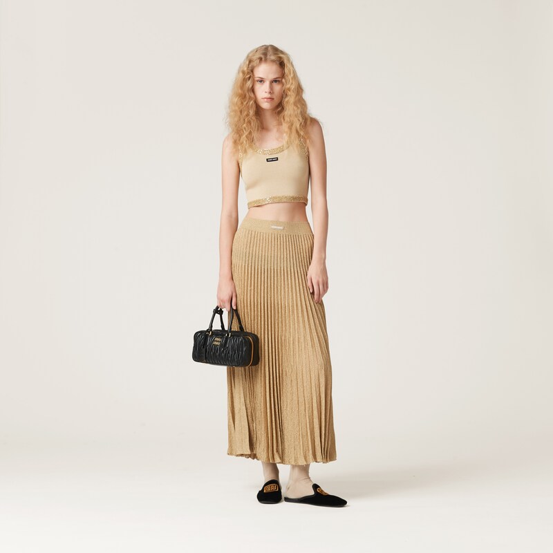 Lamé skirt