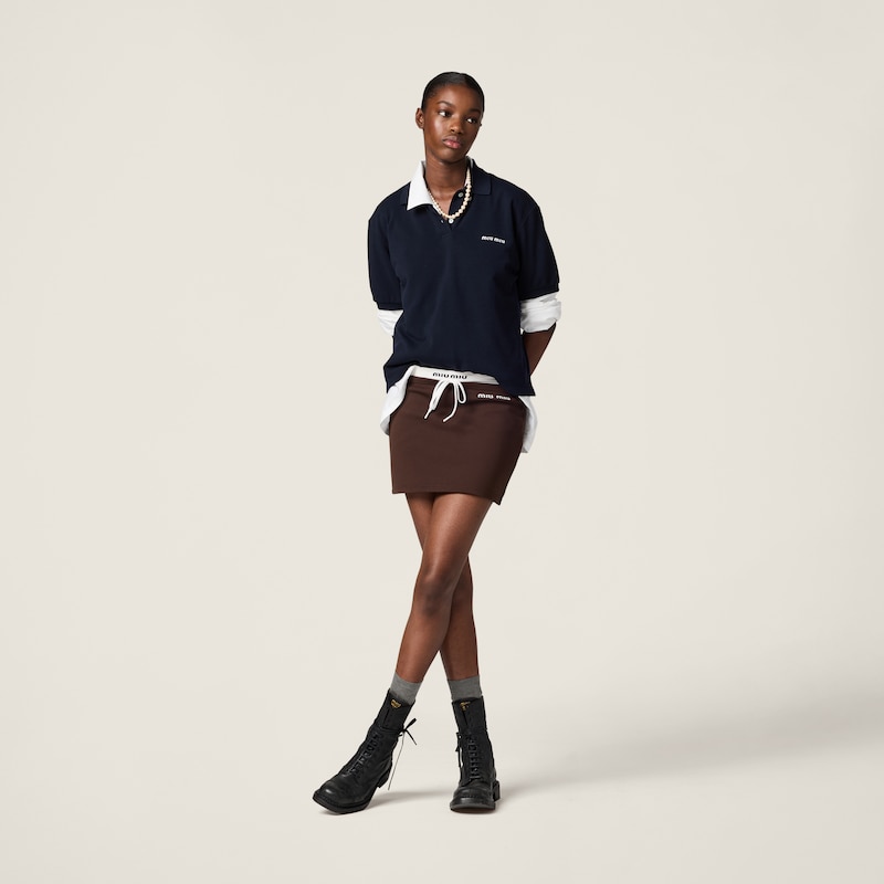 Minifalda de tejido técnico