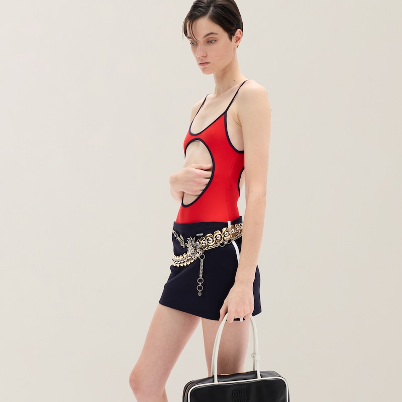 Technical yarn miniskirt