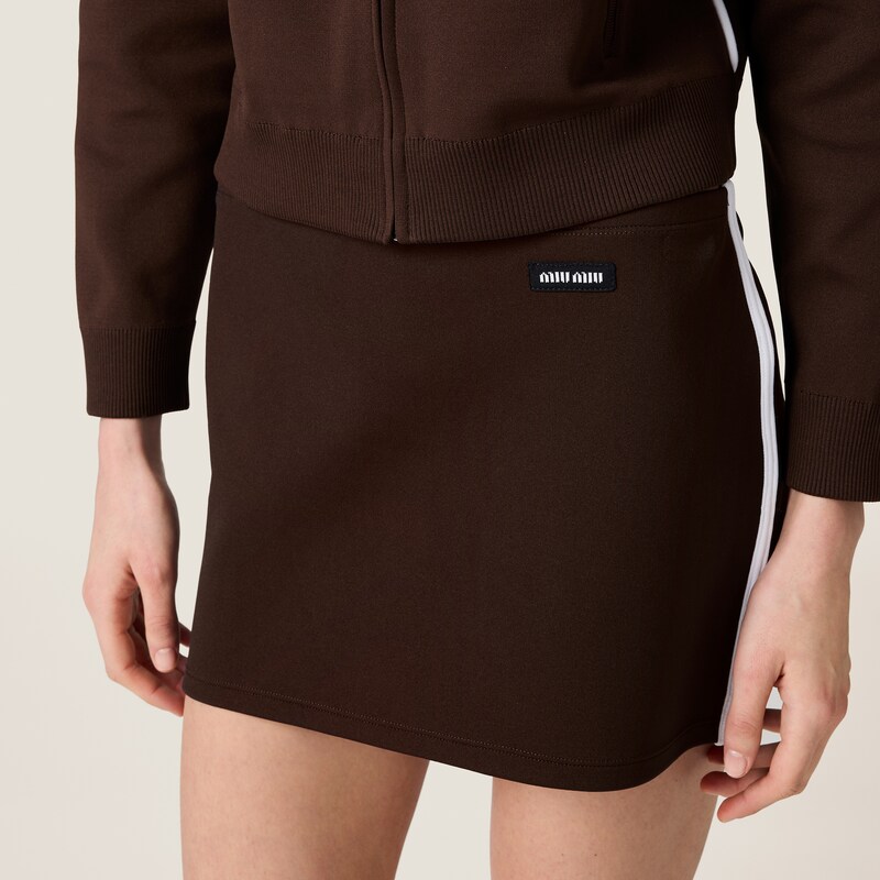 Technical yarn miniskirt