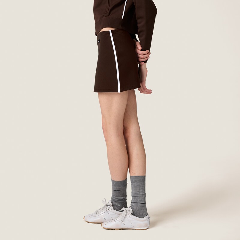 Technical yarn miniskirt