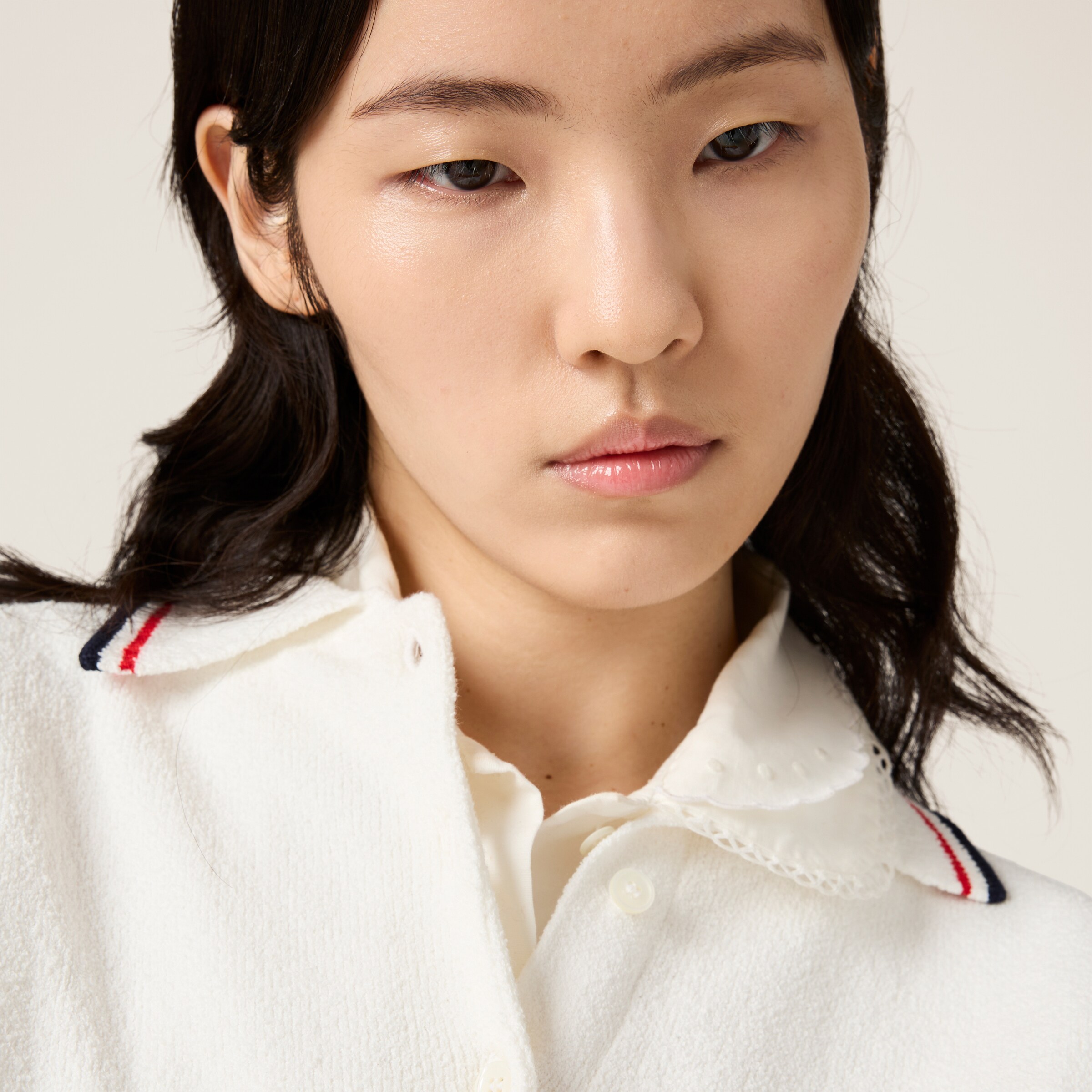 MiuMiu コットンミニスカート ホワイト コットン ミニスカート | Miu Miu