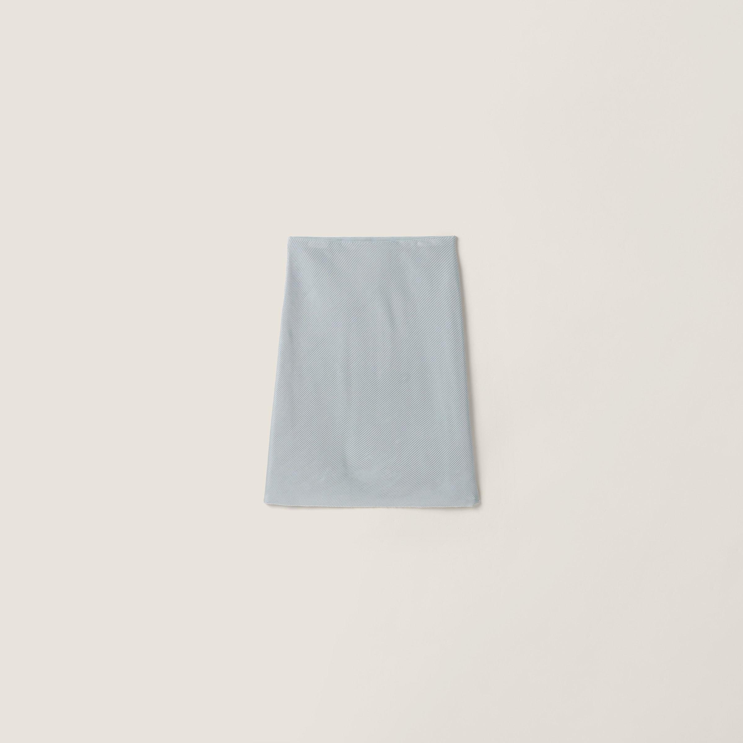 Miu Miu Silk Mid-length Skirts In Gray
