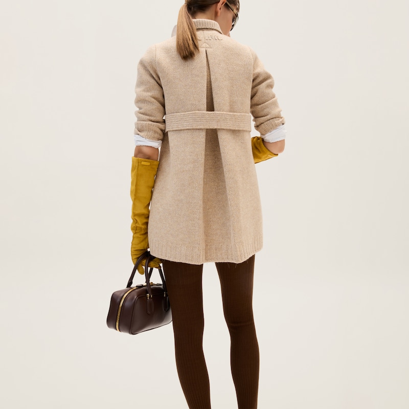 Embroidered wool jacket