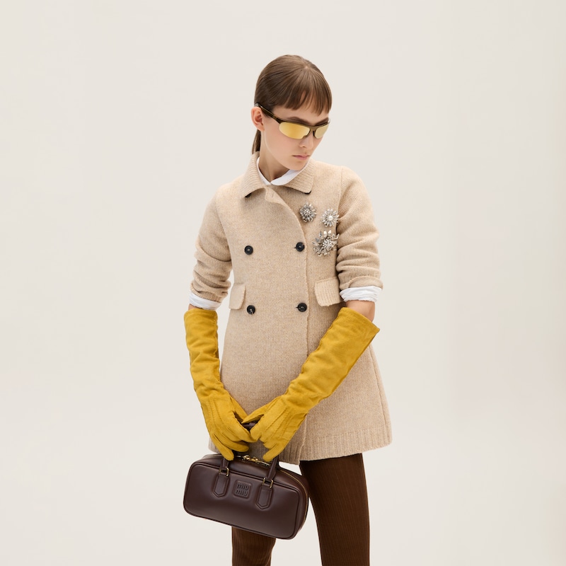 Embroidered wool jacket