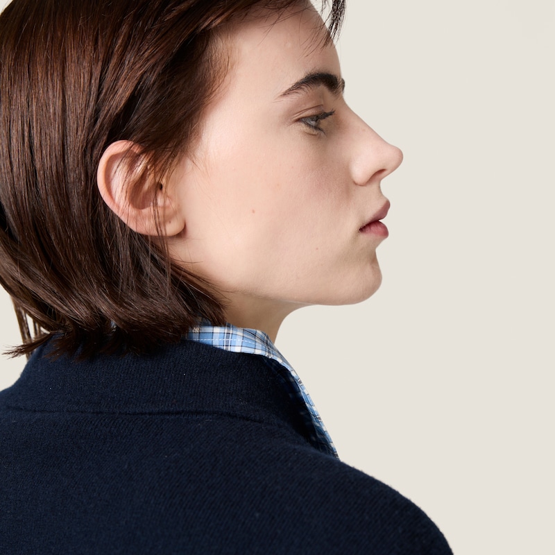 Blouson en laine et cachemire